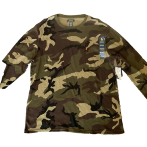 Polo Ralph Lauren Men’s Camo Thermal Waffle Shirt Top sz 2XL, NWT